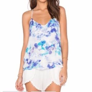 Parker silk racerback tank